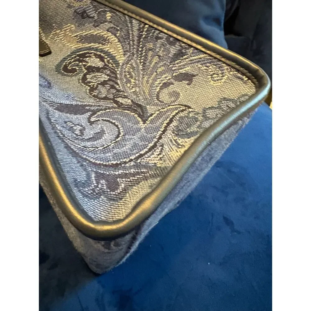 ETRO Small Love Trotter Denim Jacquard Bag